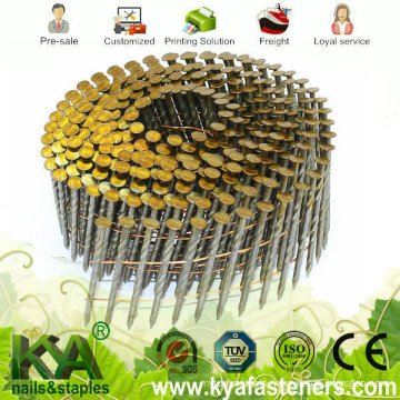 15 Deg Wire Collated Nails for Construction, Decoration, Packaging